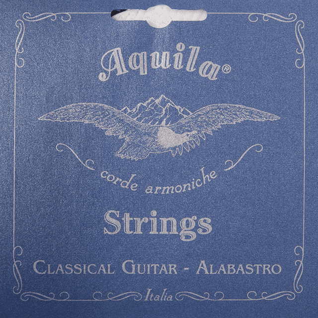 Alabastro Guitare 3 Cordes Aigus Nylgut Tirant Fort