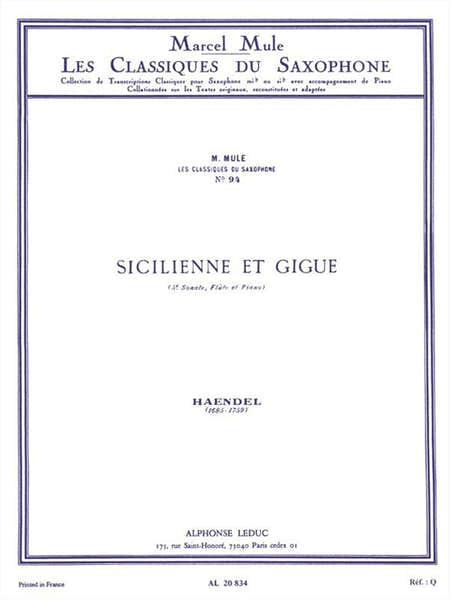 Sicilienne Et Gigue