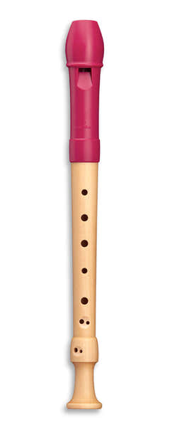 Soprano Fipple 17412 - Fuchsia (doigté Baroque)