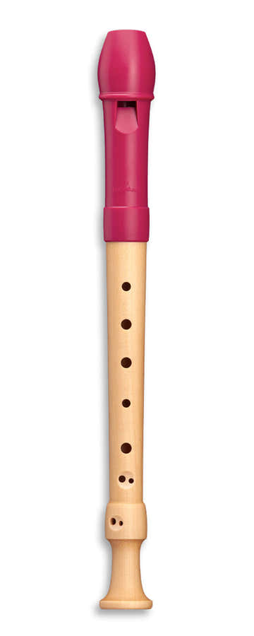 Soprano Fipple 17412 - Fuchsia (doigté Baroque)