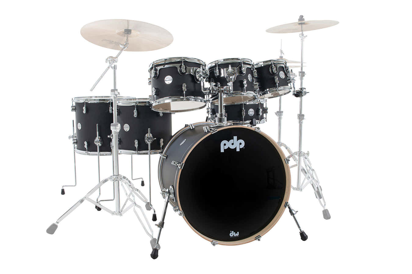Concept Maple Finish Ply CM7 Kit 22" Satin Black