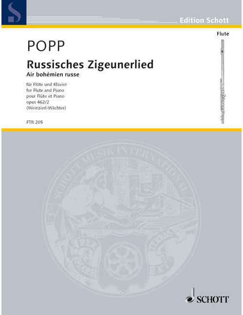 Popp - Air Bohémien Russe Op. 462/2 - Flute et Piano