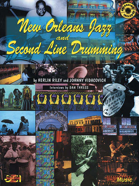 New Orleans-jazzdrummen + CD - Drums