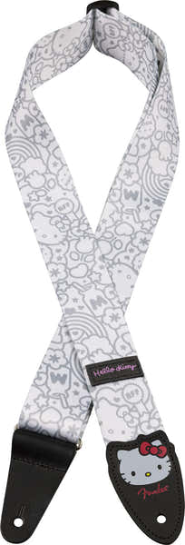 Fender x Hello Kitty Witte Poly-gitaarband 2"