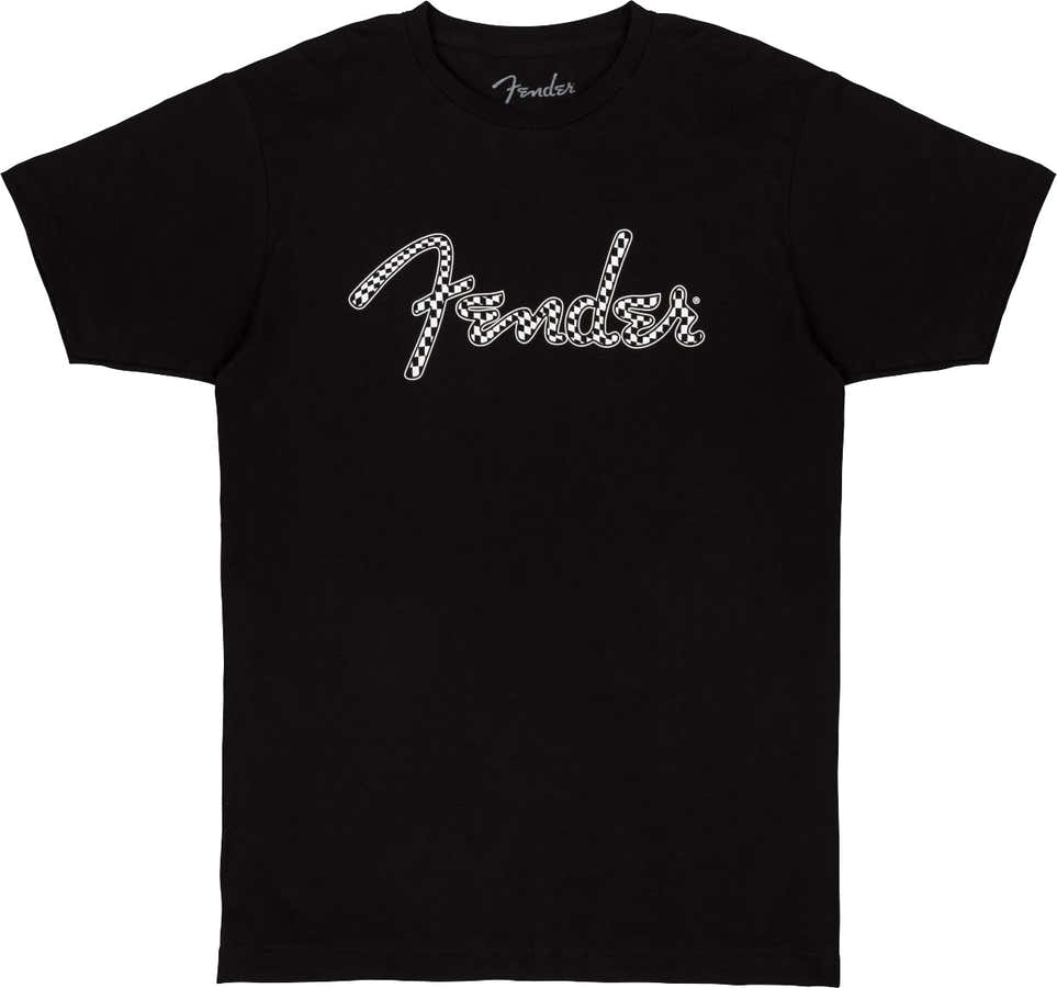 Fender Spaghetti Wavy Checker Logo Tee
