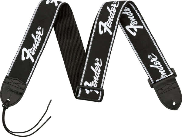 Fender Riem met Running-logo Zwart