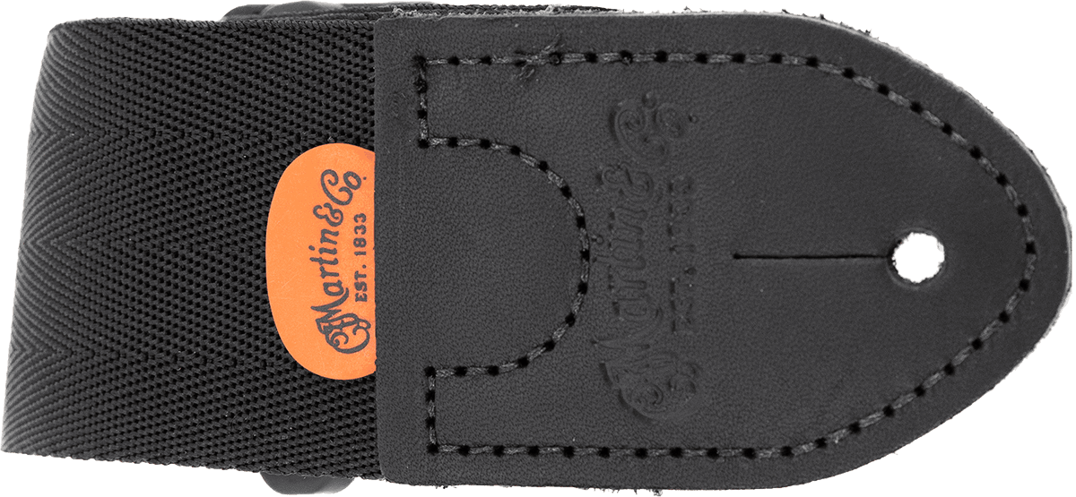 Nylon et Renforts Cuir Noire