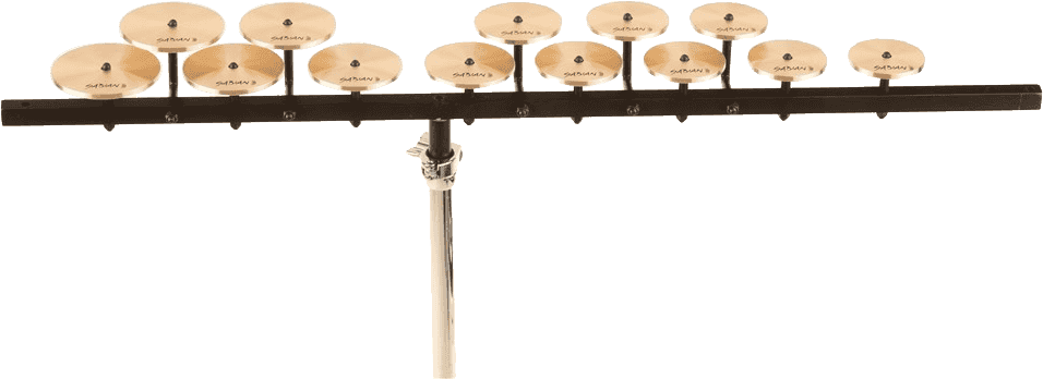 Set De Crotales Aigues Avec Mounting Bar et Stand