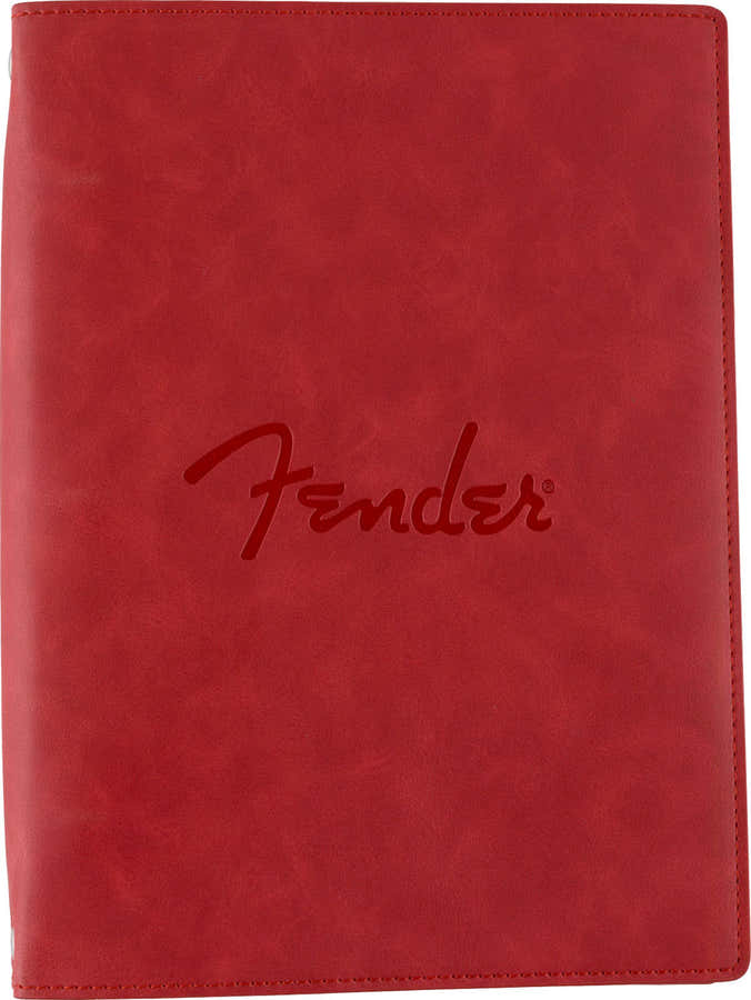Carnet de Musique Fender en Cuir Vegan