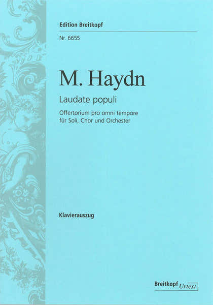 Edition Breitkopf Haydn M. - Laudate Populi (Offertorium) - Soprano Piano