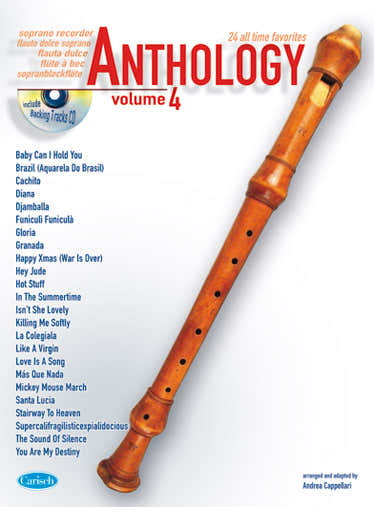 Cappellari Andrea - Anthology Vol.4 + CD - Soprano blokfluit