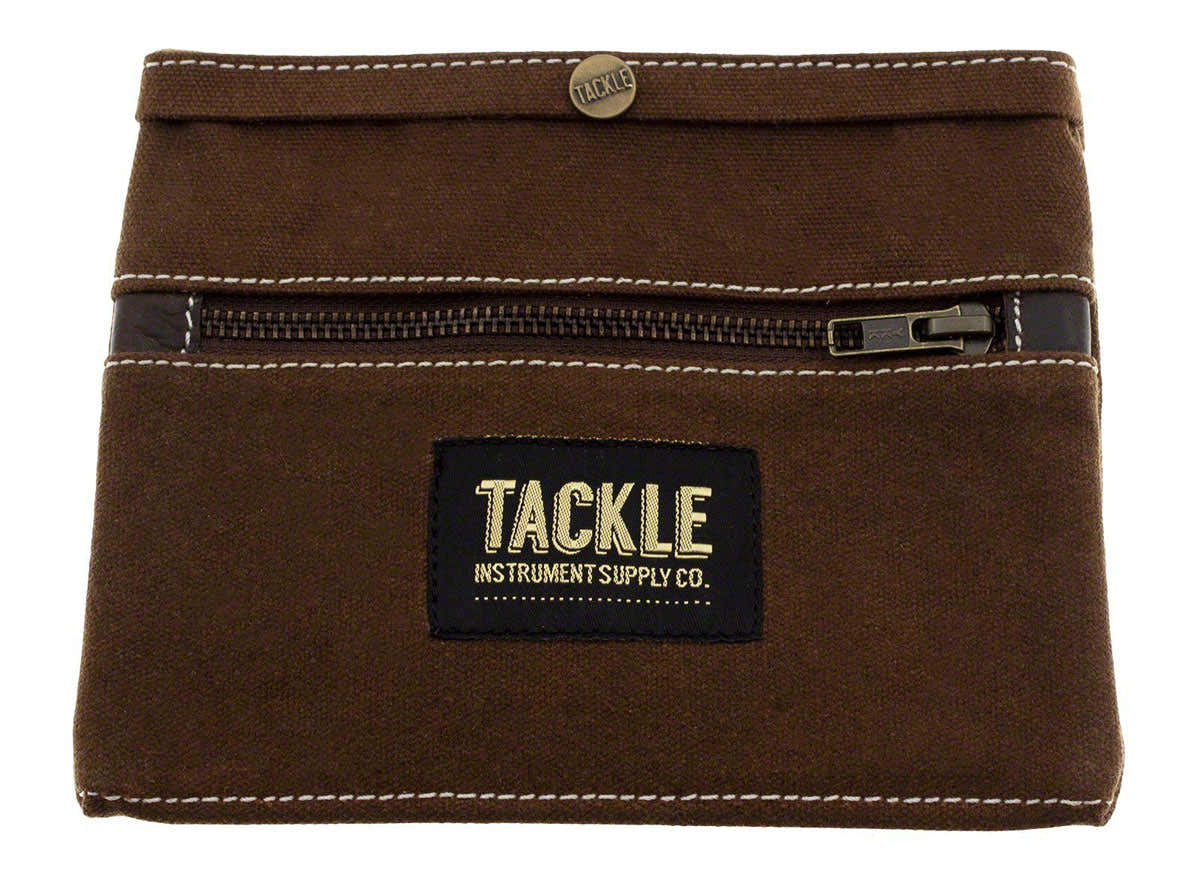 Etui van Gewaxte Canvas - Bruin