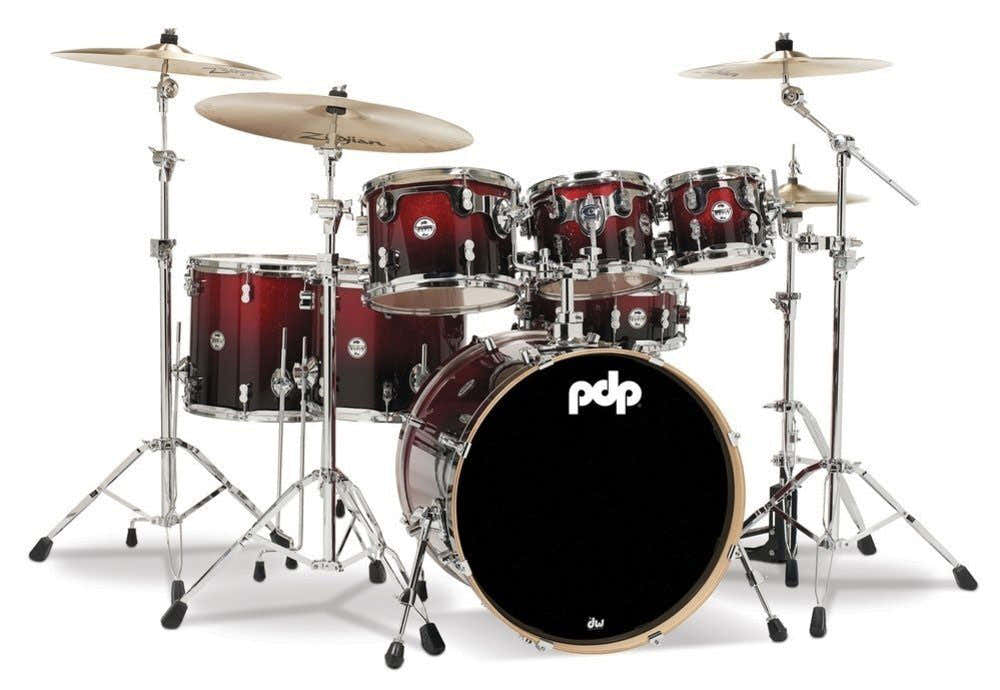 Studio 22 Concept Maple Red To Black Sparkle