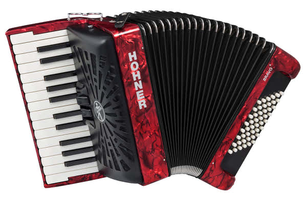 Hohner Bravo II 48 Rouge