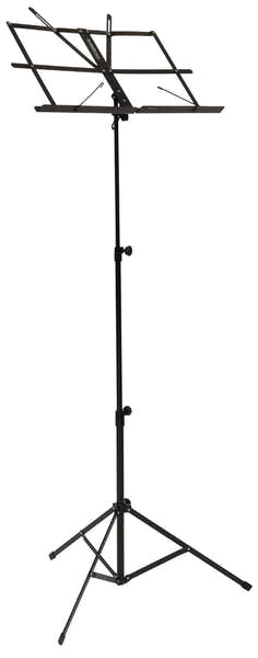 Woodbrass MU50 Zwart inklapbaar muziekstatief