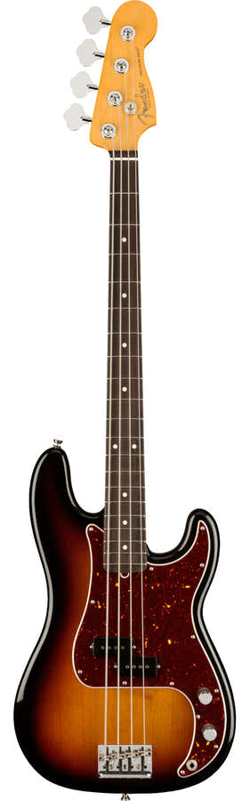 Precision Bass American Professional II RW 3-kleurige Sunburst