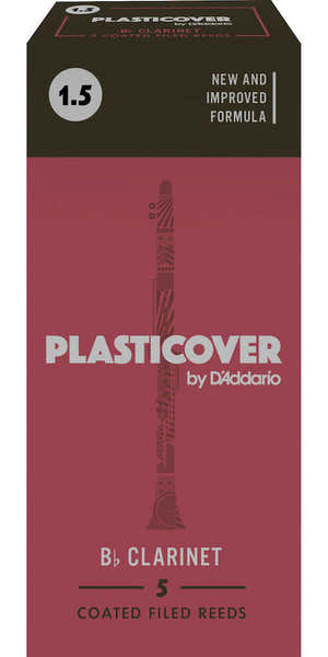 RICO PLASTICOVER BB CLARINET REEDS 1.5