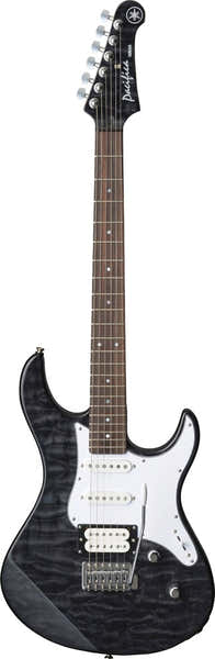 Yamaha Pacifica Pa212Vqmtbl Doorschijnend zwart