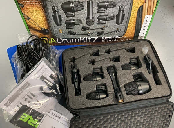 Shure PGADRUMKIT7-mallette 7 Micros Batterie - Stock B
