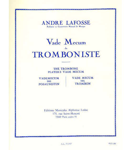 Lafosse A. - Het vademecum van de trombonist