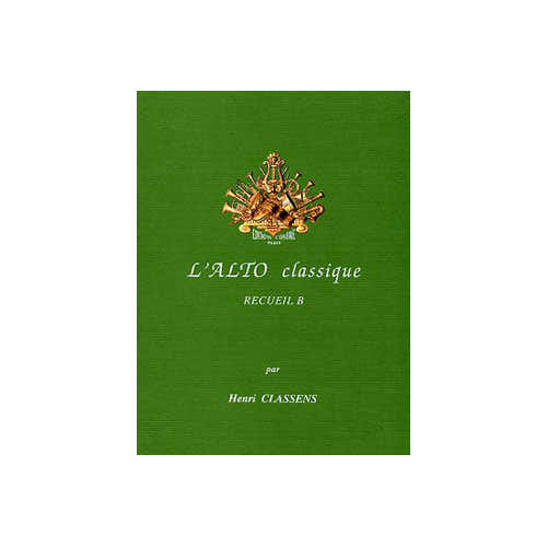 Combre Classens - L'alto Classique Vol.b - Alto et Piano