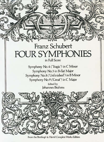 Schubert F. - Four Symphonies - Full Score