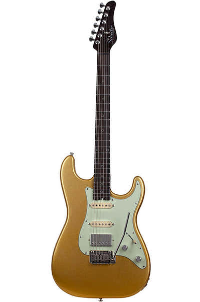 Schecter HSS Nick Johnston Signature 10 Jaar Atomic Saffraan