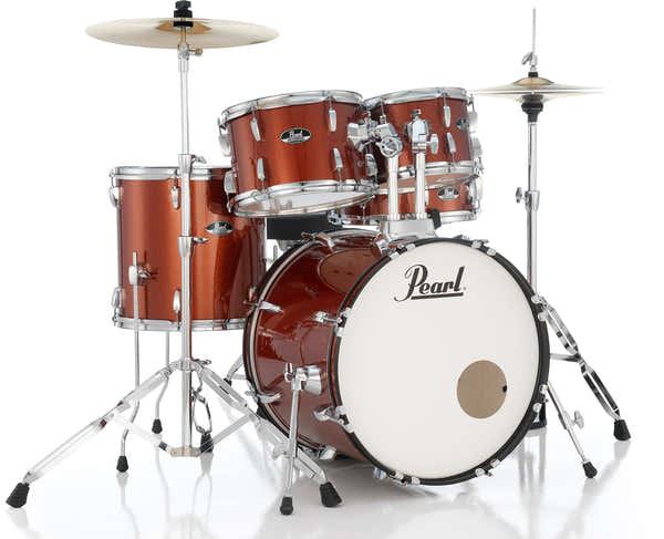 Pearl Roadshow fusion 20 + Pack Sabian Solar Burnt Orange Sparkle
