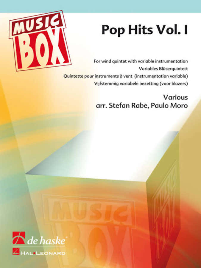 Music Box – Pop Hits deel 1 – Kwintet voor blaasinstrumenten (variabele bezetting)