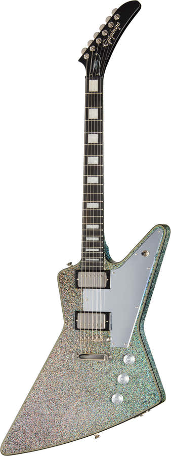 Explorer Custom Signature Lzzy Hale Black Diamond Holographic Sparkle IBG