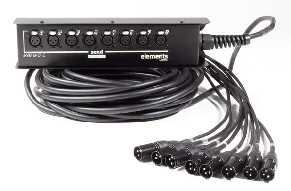 Cordial Stagebox 8 Ingangen XLR 15 M