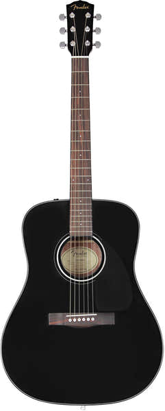 Fender CD-60 V3 DS Dreadnought WN Zwart
