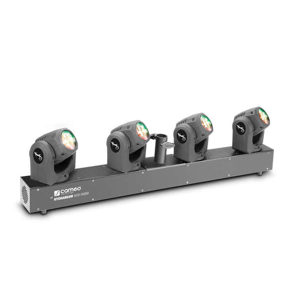 Cameo HYDRABEAM 4000 RGBW - VERLICHTINGSSYSTEEM MET 4 BEWEGENDE KOPPEN BIJ 32W RGBW LED QUAD HIGH-SPEED