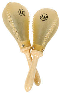 LP395 - Maracas Rawhide Peau Animale