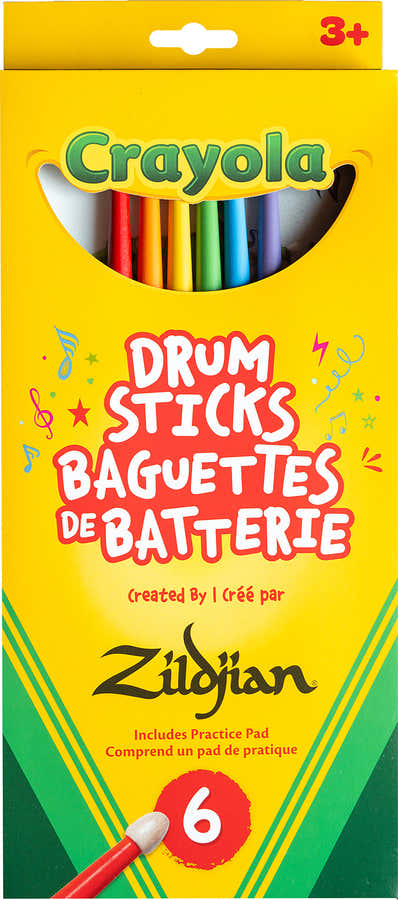 ZKIDS Baguettes Pack Crayola 6 baguettes + pad