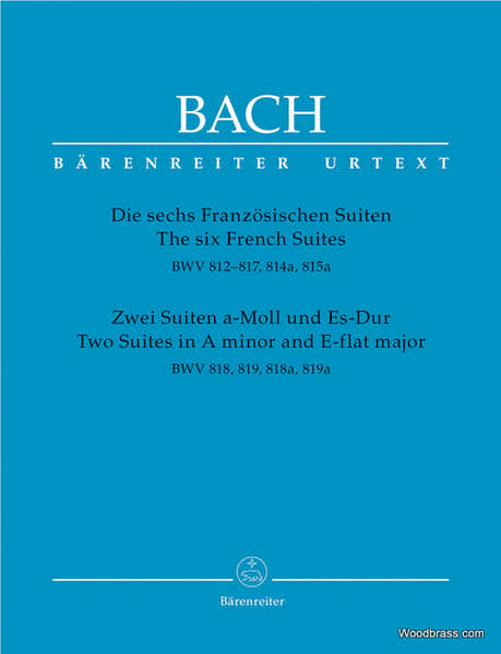 Barenreiter Bach J.S. - Die Sechs Franzosischen Suiten - Piano (clavecin)