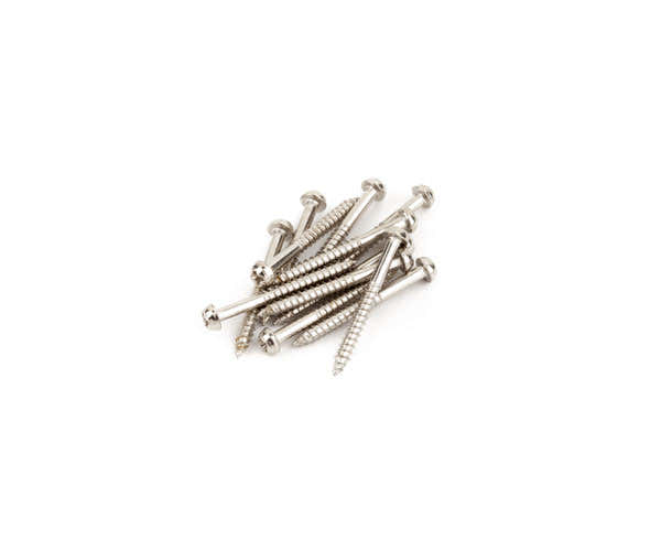 Fender Pure Vintage Jazzmaster/Tele Pickup Mounting Screws Nickel (12)