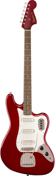 Squier Bass VI SSS Classic Vibe LRL Candy Apple Red