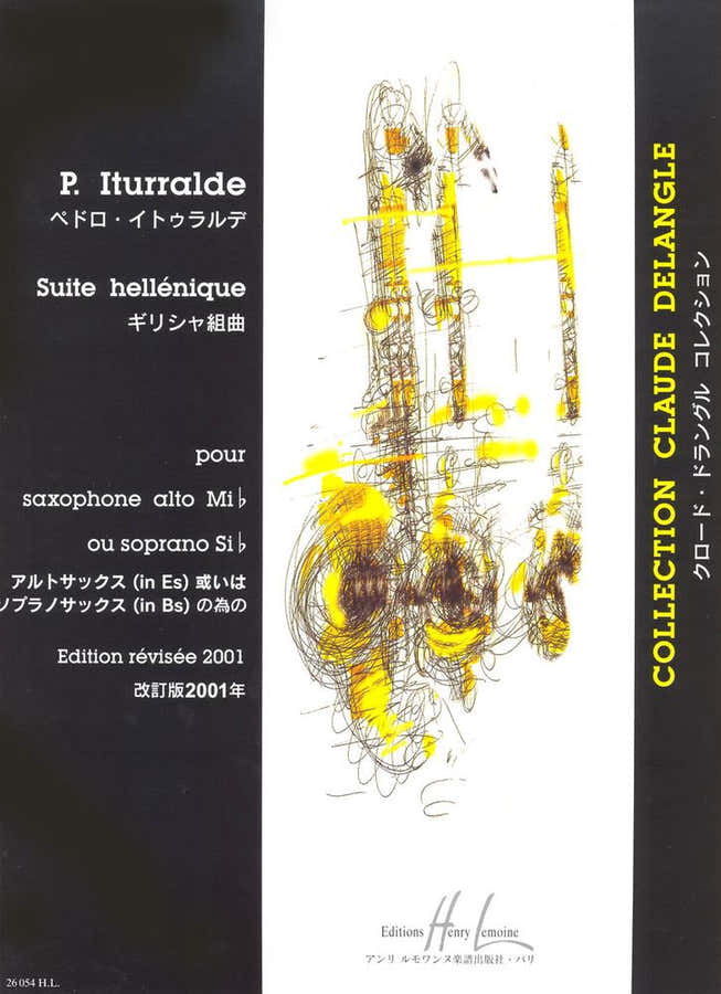 Iturralde Pedro - Suite Hellenique - Saxofoon en piano