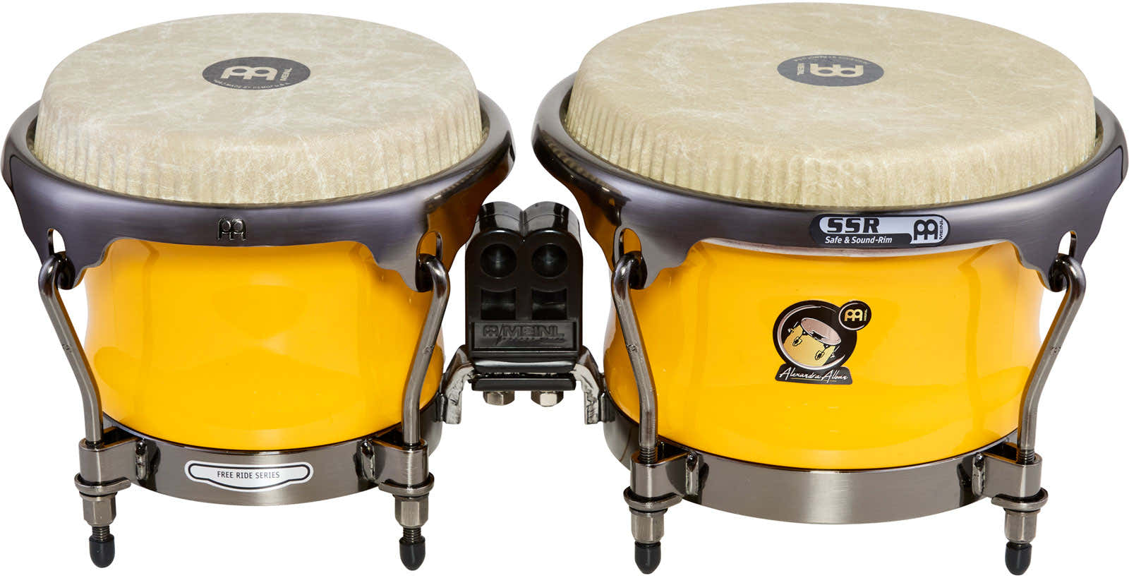 AA400SY - Bongos Meinl Artist A.Alban Jaune