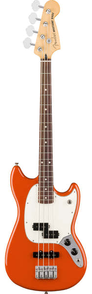Fender Mustang Bass PJ Player II RW Rallye Orange