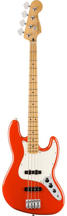 Jazz Bass Player II MN Coral Red