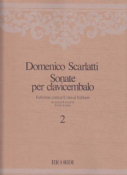 Ricordi Scarlatti Domenico - Sonate Per Clavicembalo - Vol. 2