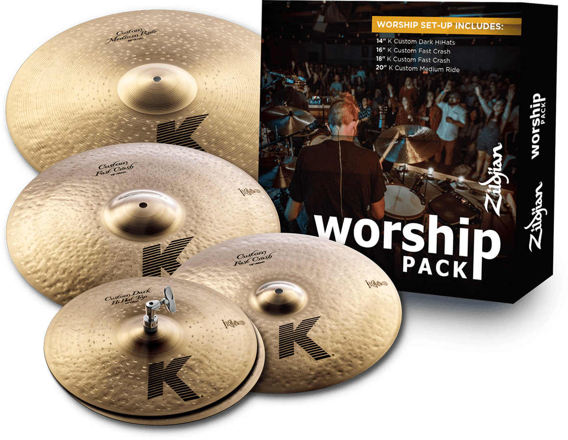 KC0801W - Pack Cymbales Worship Serie K-Custom