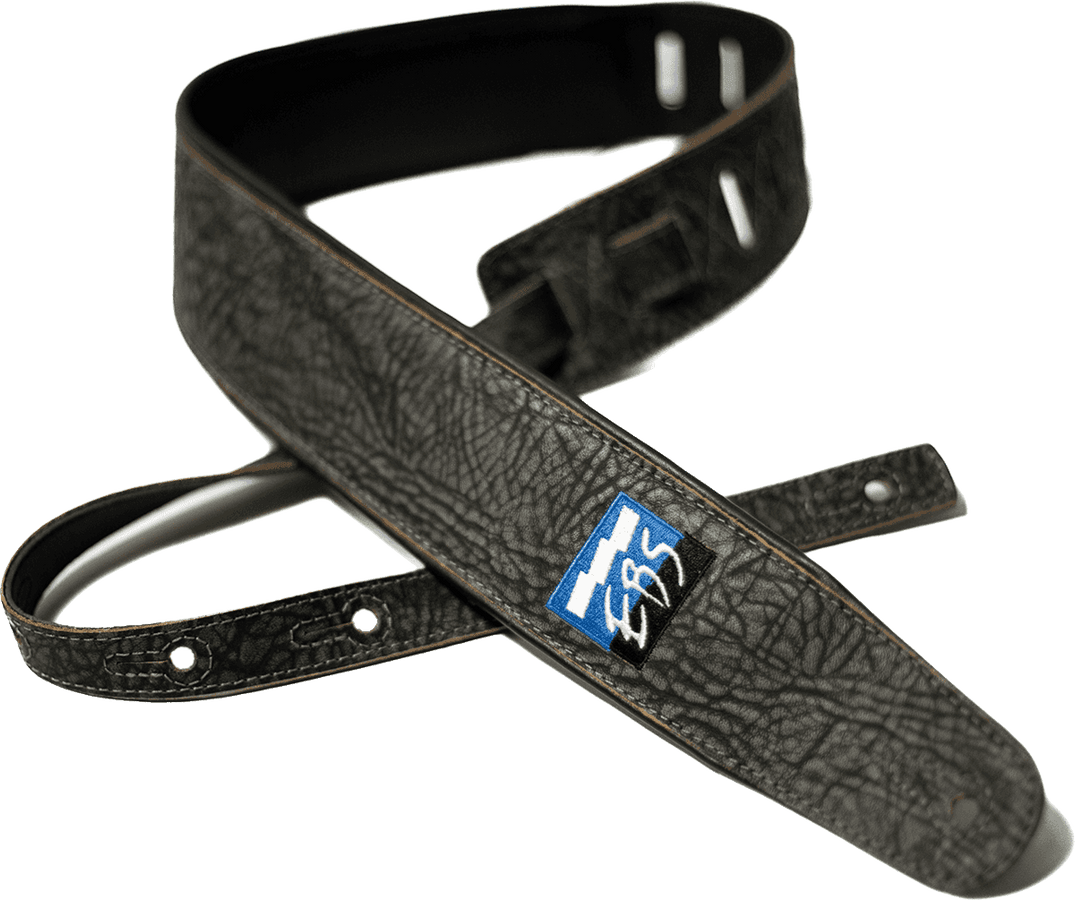 Sangle Cuir Relic Faded Black