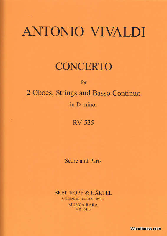 Vivaldi Onio - Concerto In D Rv 535 - 2 Oboe Orchestra