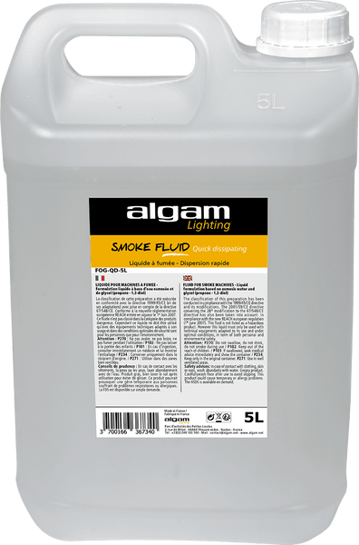 Algam Lighting Liquide à Fumée Dispersion Rapide 5L