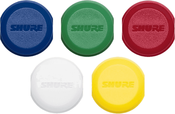 Shure WA621-5 GEKLEURDE EINDKAPPEN VOOR BLX2