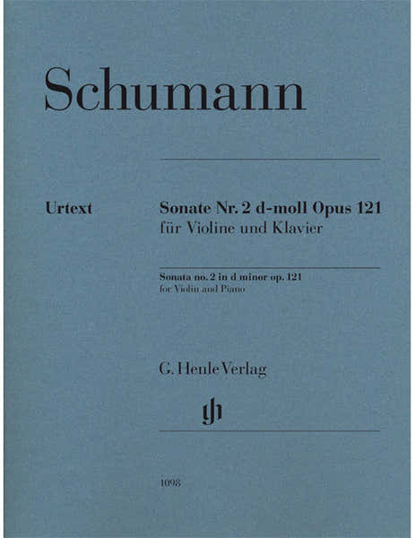 Schumann R. - Sonate N°2 D-moll Op.121 - Violon et Piano