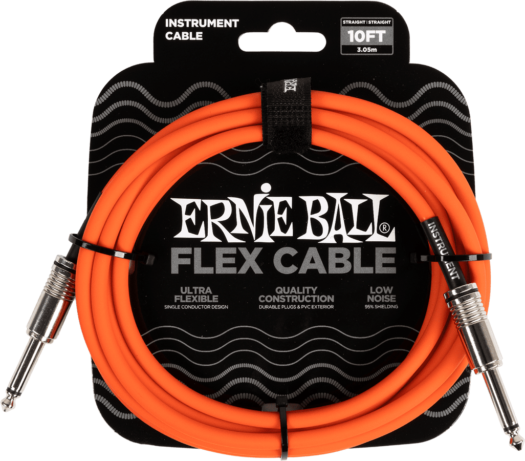 Câbles Instrument Flex Jack/jack 3M Orange